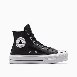 Black leather converse